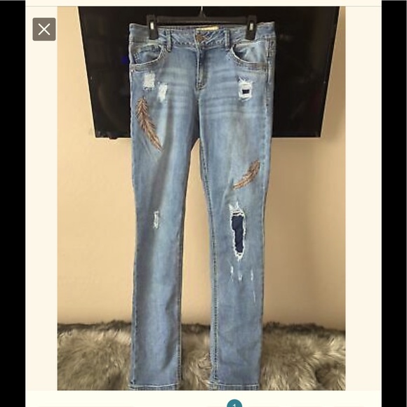 Democracy Denim - Democracy girlfriend destructed jeans size 4